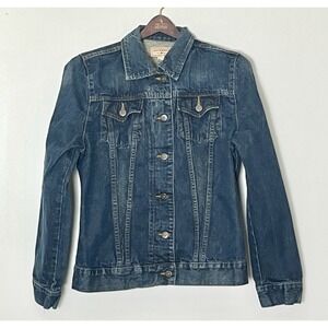 Vintage Steve & Barry's Jean Jacket Women's Small Western Americana Stretch